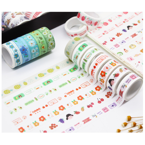 Cartoon Tape 60 Rolls Diy Stickers Decorative Box